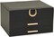 Jewelry Organizer Box with Mirror - 3 Layer 2 Drawers Storage for Earrings Rings Necklaces Bracelets Women’s Jewelry Box Black